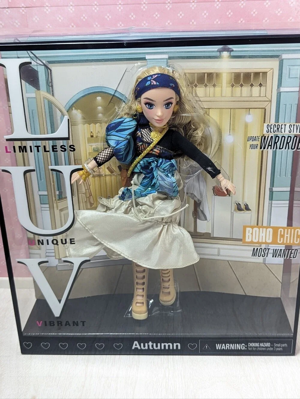 LUV Premium Fashion Doll  Autumn Boho Chic Sealed Limitless Unique Vibrant